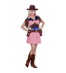 Western Rodeo Cowmädchen Frau Kostüm Damen