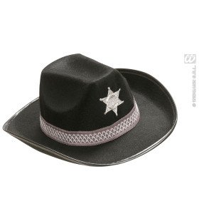 Hut Sheriff Kind, Schwarz