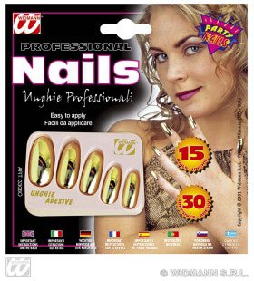 Nägel Gold Metallic