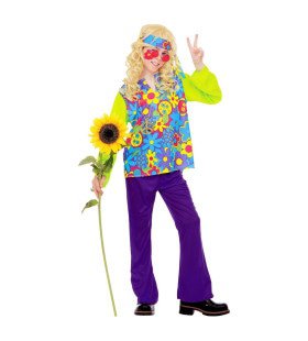 Hippie Junge Power Of Flower Costum Kostüm für Jungen