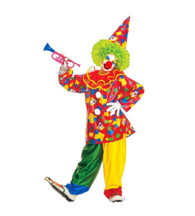 Harlekino Funny Clown Kostuum Jongen