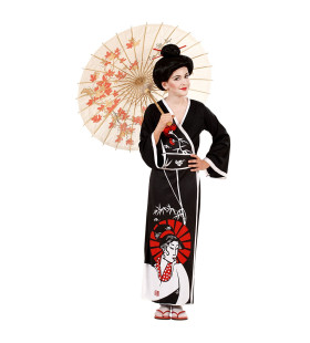 Traditionelles Geisha Kostümmädchen