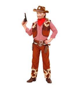 Rawhide Cowboy Brown Kinderkostüm Junge Kostüm für Jungen