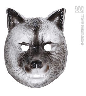 Plastic Kindermasker Wolf