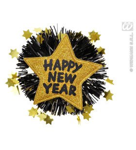 Broche Happy New Year Goud