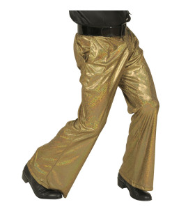 Holografische Broek, Goud Man