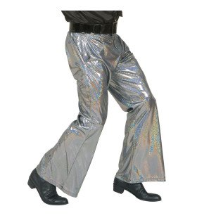 Holographische Hosen, Silber Herren