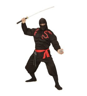 Black Super Ninja Kostuum