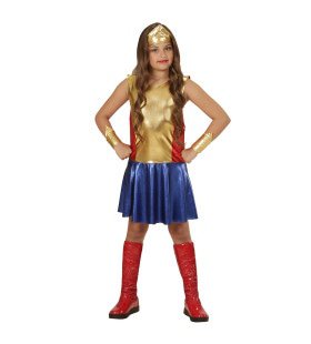 Superheldin Wonder Girl Meisje Kostuum