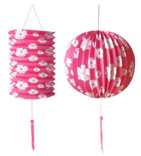 Feestelijke Decoratie Set Roze / Wit