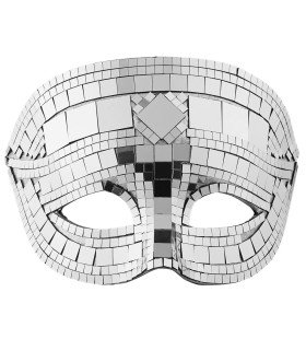 Maske Disco Silver Dancing Hottie