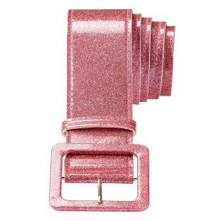 Glamour Riem Glitter 120 Centimeter, Roze