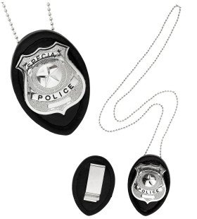 Lapd Politie Badge Met Ketting En Klem