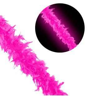 New York City Boa 180 Centimeter Neon Roze