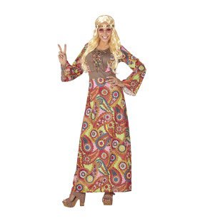 Hippie Frau Blume Davy Damenkostüm