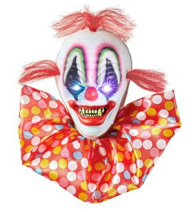 Decoratieve Horror Clown Met Veranderend Licht