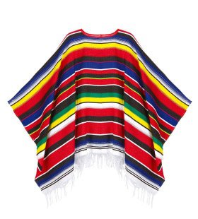 Oraler Hombre Mexikanischer Poncho