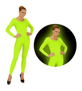 Neon Groen Bodysuit Glow Vrouw Kostuum