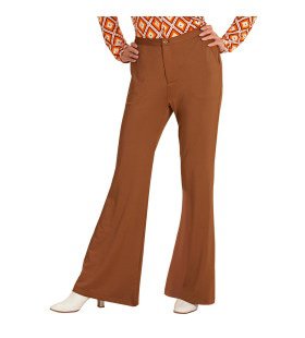 Groovy Gwendolyn 70s Damenhosen, Braun