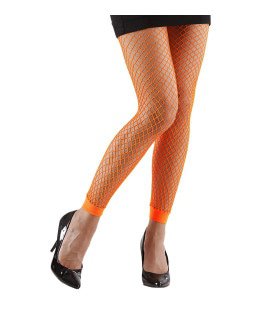 Basis Visnet Legging Oranje Vrouw