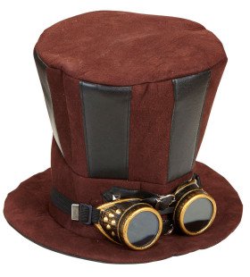 Hochhut Steampunk Mit Stoffbrillenmechanik