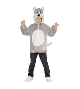 Hoodie 98 Centimeter Huilende Wolf Kind