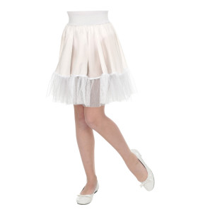 Witte Rock And Roll Petticoat Meisje