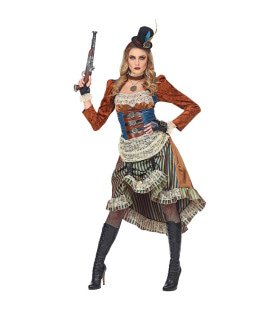 Chic Steampunk Lady Industrial Ära Damenkostüm