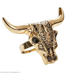 Gouden Buffel Ring Bobbejaan