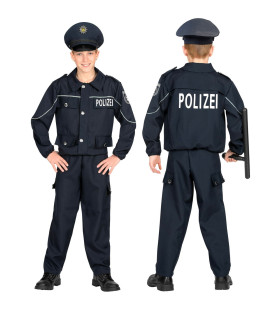 Eins Zwei Polizei Straatagent Kind Kostuum