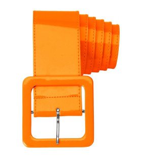 Neon Oranje Riem Vinyl