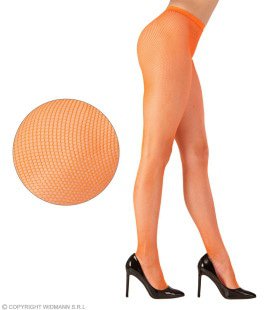 Netzstrumpfhose Party Strumpfhoseneon Orange