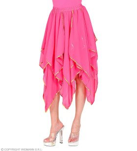 Rosarock Aus Chiffon Fluchen Damen