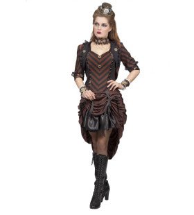 Fantasy Steampunk Vrouw Kostuum