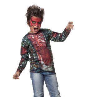 Shirt Afschuwelijke Zombie Jongen