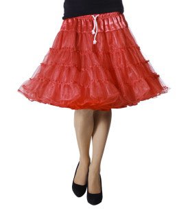 Petticoat Swing Luxe Rood