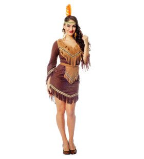 Mustang Mojave Brown Indian Kleid Damen