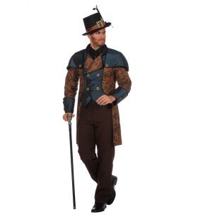 Steampunk Jacket Industrial Herrenkostüm