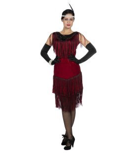 Tödliche Flapper Fabienne 20s 20s Damenkostüm