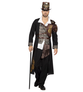 Heertje Steampunk Jacke Mit Rädern Herren