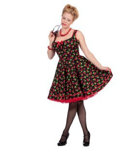 Rockabilly Kleid Fruchtige Frau Damen