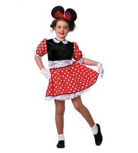 Minnie Modern Im Stil Der 1950er Jahre Kostüm für Mädchen