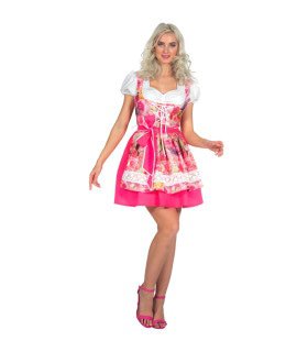 Dirndl Zoete Lieve Roos Damenkostüm