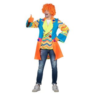 Sehr Lustiger Buntes Clown Thijs Herren