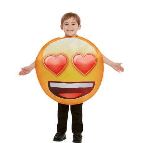 Emoji Mit Herzförmigen Augen Kostüm für Kinder für Kinder