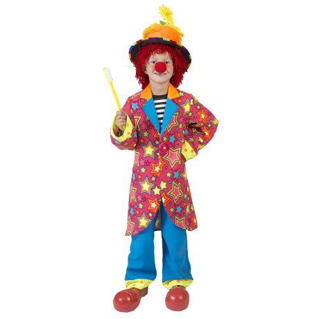 Crazy Bonte Clown Kostüm für Kinder