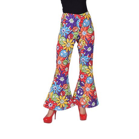 Fröhliche Smiley Hippie Hosen Damen