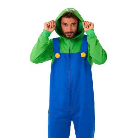 Lustiger Super Klempner Luigi Strampler Unisex Kostüm