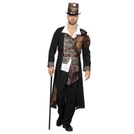 Heertje Steampunk Jacke Mit Rädern Herren