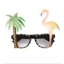 Brille Tropical Flamingo Und Palmboom